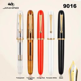 Jinhao 9016 Vulpen Acryl Transparante Kleur Elegante Pennen M/F/EF Extra Fijne Penpunt Schrijven Kantoor Schoolbenodigdheden Briefpapier 240123