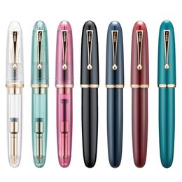 Jinhao 9019 Dadao Fountain Pen #8 Extra Fine / Fine / Medium Nib Big Size Resin Pen con un convertidor grande 240425