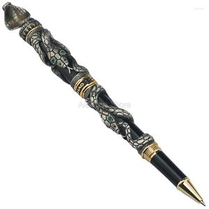 Jinhao Business Snake Rollerball Pen Gray Cobra 3D Patroon Textuur Relief Sculpture Technologie Groot briefpapiercadeau