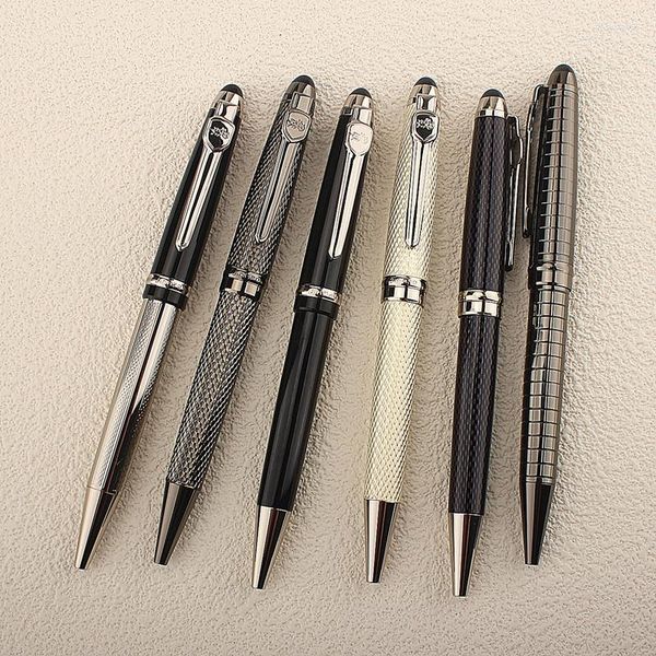 Jinhao Portable stylo à bille en métal à base d'eau plusieurs recharges de couleurs Signature publicité fournitures scolaires de bureau