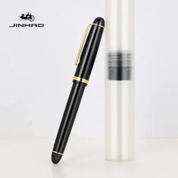 Jinhao x350 Fountain Pen Black Gold Clip Luxury Executive Pen EF F M Bent Nib Writing Ink Pen Office School Papenery Supplies