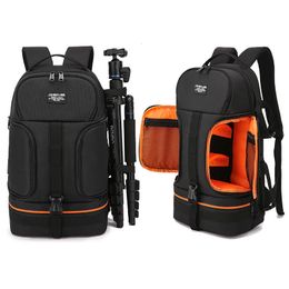 Jinnuolang Professional Digital SLR Camera Backpack Grote Pography Bag Tripod Holder waterdichte regenhoes buiten wandelen 240401