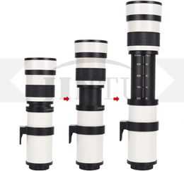 JINTU 420-800mm objectif télépo manuel F/8.3 pour appareils photo Nikon D7500 D7200 D7100 D750 D5600 D5500 D5300 D5200 D3100 D3200 240115