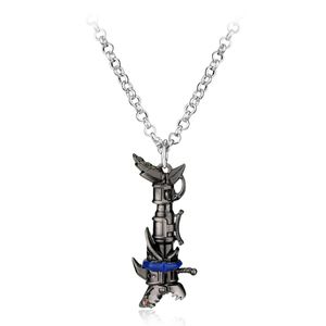 Jinx ketting hangdoekketen anime Arcane poeder cosplay kostuum sieraden nek kanten cadeau vrouwen mannen metaal punk koele pistool kettingen