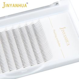 Jinyanhua 2d 3d Soft Natural Mink Opashes 312ROW Handmed Volume Volumen Premio Ventilados Extensión de pestañas Maquillage Femme False Lathes 240511