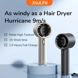 Jisulife Portable Hand Fan 100 Speeds de viento Mini Handheld Handheld USB USB Ventilados personales recargables Eyelash eléctricos 240411