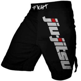 Jiu Jitsu Printing Boxing Shorts Casual Sports Gym MMA BJJ Muay Thaise Trunks 210714