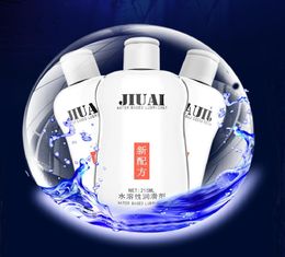 JIUAI 215ML lubricante sexual aceite de masaje lubricante a base de agua lubricación masculina y femenina lubricante Anal Gay para sex3831191