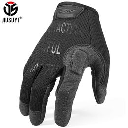 Jiusuyi Full Finger Handschoen Tactische Handschoenen Mannen Mittens Army Military Paintball Airsoft Shooting Fietsen Lichtgewicht Ademend H1022