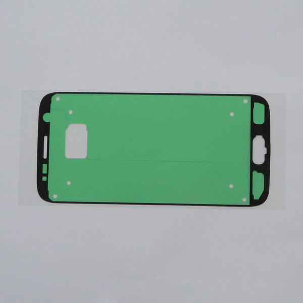 Jiutu, venta al por mayor, pegatina adhesiva para puerta de contraportada, pegatina de marco impermeable para Samsung Galaxy S6 S7, pegatina trasera LCD