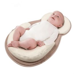 JJOVCE oreiller néonatal coussin de positionnement du sommeil de bébé anti-migraine stéréotypes oreiller pillow222s