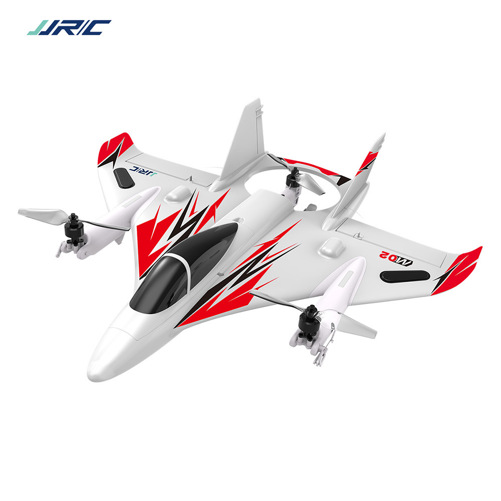 JJRC M02 RC Avión de juguete, dron planeador de espuma, UAV acrobático de despegue y aterrizaje vertical, espiral de la muerte, retención de altitud, regalo de cumpleaños para niños de Navidad