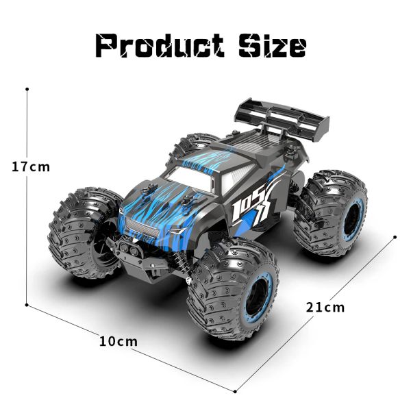 JJRC Q105 RC Car All Terrain Crawler hors route grimpant 2,4 g de télécommande Car Electric Cool Drifting Racing Toys for Boys