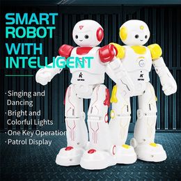 JJRC R12 Télécommande Smart Robots Cady Wiso RC Robot Gesture Sensing Touch Intelligent Dancing Electronic Toy pour enfants 201211