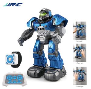 JJRC R5 Robot Intelligent Programmeerbare Auto Muziek Dans RC Robot Voor Kinderen Smart Horloge Volg Gebaar Sensor RC Speelgoed Robo Y20035208338