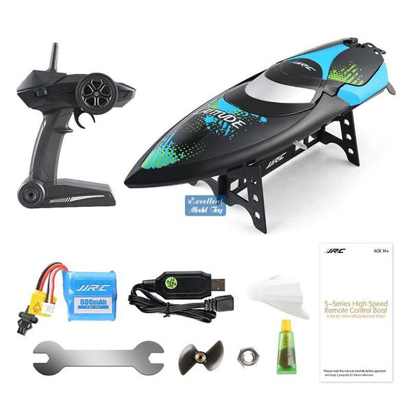 JJRC S3 2.4G Jouet de hors-bord télécommandé, haute vitesse 25 km/h, récupération de chavirage, rappel de faible puissance, cadeau d'anniversaire de Noël pour enfant, USEU