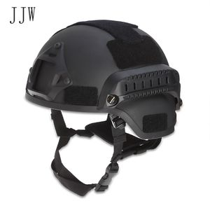 JJW Tactische Helm Airsoft Gear Paintball Head Protector met nachtzicht sportcamera Mount verstelbare elastische riem