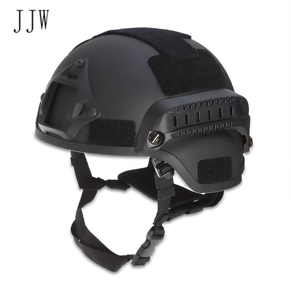 JJW – casque tactique Airsoft Gear, protecteur de tête de Paintball avec Vision nocturne, support de caméra de Sport, ceinture élastique réglable