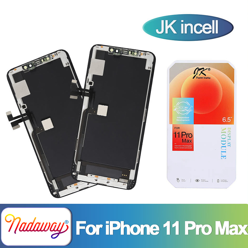 JK Incell per iPhone 11 Pro Max Display LCD Touch Digitizer Assembly Sostituzione dello schermo Supporto IC Trapianto