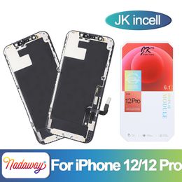 JK Incell voor iPhone 12 12 Pro LCD Display Touch Digitizer -assemblageschermvervanging