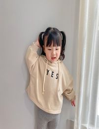 JK Date INS Petites Filles Garçons Sweats À Capuche De Haute Qualité Velours Coton Bretelles Manches Bouffantes À Capuche Automne Hiver Enfants Enfants Outwears7807261