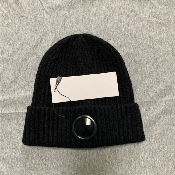 JK31 Diseñador Gafas de invierno Sombrero Moda Gorros clásicos Hombres Alta calidad CP Acanalado Lente de punto Gorro Hip Hop Sombreros de punto