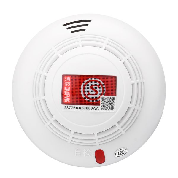 Detector de humo inalámbrico independiente inteligente JKD-501 detectores de alarma de incendio para sistema de seguridad en el hogar