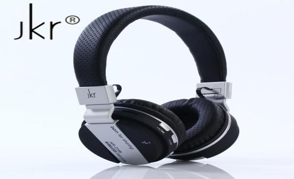 Auriculares Bluetooth inalámbricos JKR219B Auriculares de música estéreo plegable con micrófono TF FM Radio auricular auricular para teléfonos inteligentes PC351780544833