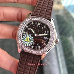 JL watch 5067A Juego de anillos exteriores 46 diamantes 35,6*7,7mm concha octogonal redonda cuarzo Cal.E 23-250 S C núcleo fondo rosa perla