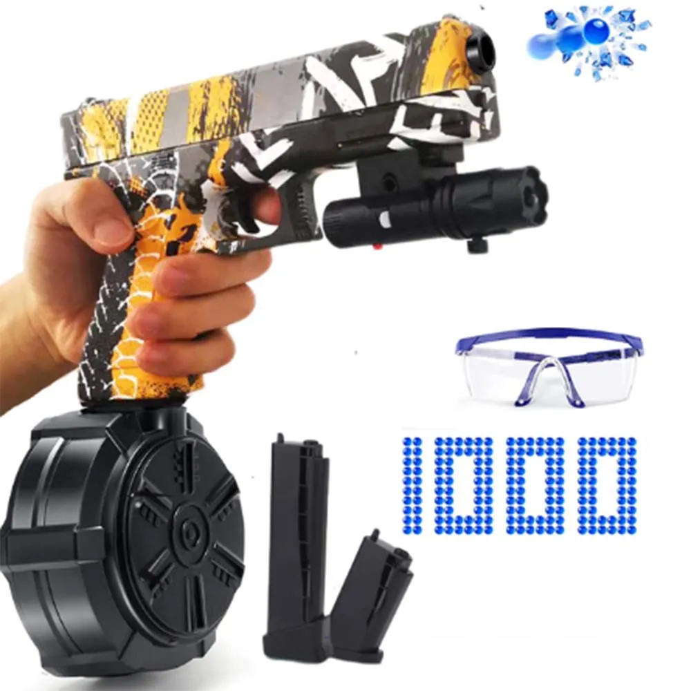 JM X2 Gel Blaster Gun Electric Splatter Ball Toy Gun Para Adultos De 34
