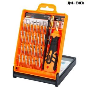 JM8101 Multifunctionele mini -precisie schroevendraaier set iPhone laptop laptop mobiele telefoon Repair Tool Kit Handgereedschap Set9005605