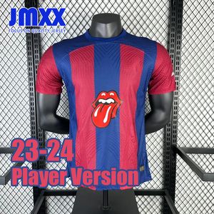 JMXX 23-24 Barcelona Speciale Voetbalshirts Rolling PATTA Heren Uniformen Jersey StOnE Man Voetbalshirt 2023 2024 Spelerversie