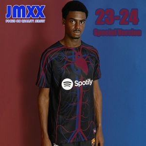 JMXX 23-24 Maillots de football spéciaux de Barcelone PATTA Rolling ROSALIA DRAKE 0V0 StOnE Uniformes pour hommes Jersey Homme Maillot de football 2023 2024 Version Fan