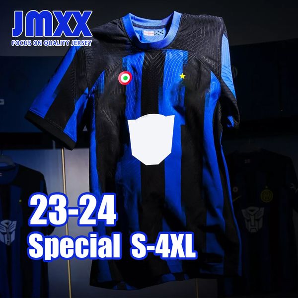 JMXX 23-24 InTERS MiLAnS Soccer Jerseys Transformers Co Branded Styles Hommes Uniformes Jersey Homme Football Shirt 2023 2024 Version Fan