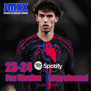 JMXX 23-24 Lange mouwen Barcelona Speciale Voetbalshirts PATTA Heren Uniformen Jersey Man Voetbalshirt 2023 2024 Fan versie