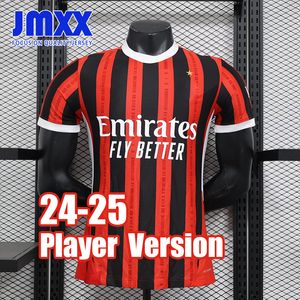 JMXX 24-25 AC Milano Soccer Jerseys Home Away Pre Match Mens Uniforms Jersey Football Shirt 2024 2025 Player Version