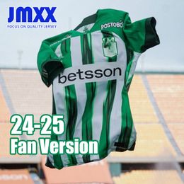 JMXX 24-25 maillots de football Atletico Nacional maison extérieur hommes uniformes maillot homme maillot de Football 2024 2025 Version ventilateur