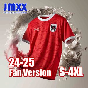 S-4XL JMXX 24-25 Oostenrijk Soccer Jerseys Home Away Third Pre Match Training Special Mens Uniforms Jersey Man Football Shirt 2024 2025 Fanversie