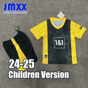 JMXX 24-25 Borussia Dortmund Child Soccer Jerseys Kit Special Special Kid Uniforms Jersey Football Shirt 2024 2025 Top and Short Children Version