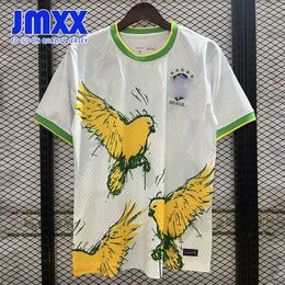 JMXX 24-25 Brazilië Soccer Jerseys Peace Dove Special Edition Mens Uniforms Jersey Man Football Shirt 2024 2025 Fanversie