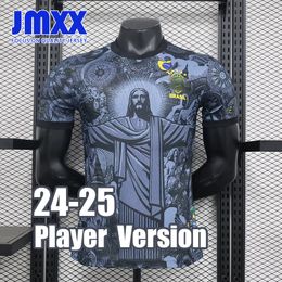 JMXX 24-25 Brésil Special Soccer Jerseys Mens Uniforms Jersey Man Football Shirt 2024 2025 Player Version