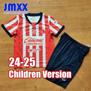 JMXX 24-25 Chivas Child Soccer Jerseys Kit à la maison