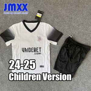 JMXX 24-25 maillots de Football enfant corinthien Kit uniformes enfant maillot maillot de Football 2024 2025 hauts et shorts Version enfants