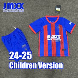 JMXX 24-25 Johor kindervoetbaltruien Kit Home Away Kid Uniforms Jersey Football Shirt 2024 2025 Top en shorts Children-versie