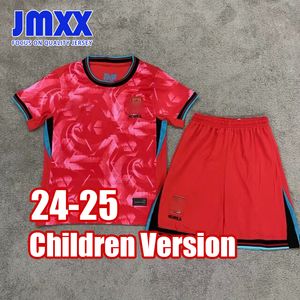 JMXX 24-25 Corée Child Child Soccer Jerseys Kit Home Away Kid Uniforms Jersey Football Shirt 2024 2025 TOP and Short Children Version