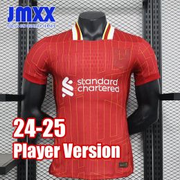JMXX 24-25 LIV Liverpudlian voetbaltruien Home Away Dird Diaz Diaz Szoboszlai Amold Salah Allister Uniforms Jersey Man Football Shirt 2024 2025 Player-versie