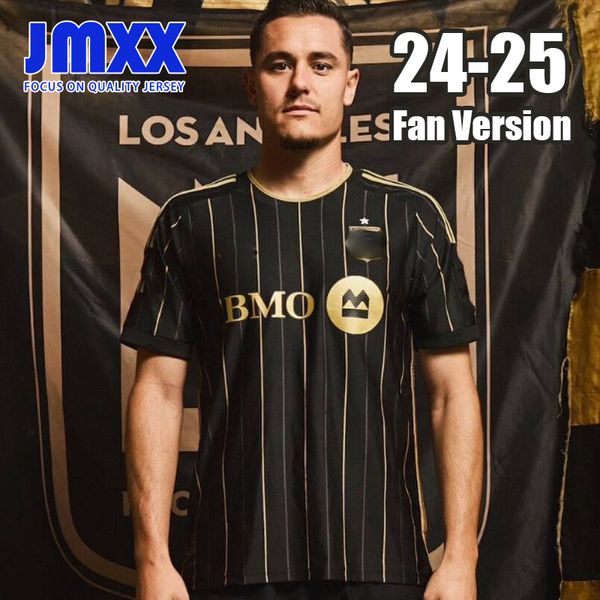JMXX 24-25 Los Angeles Soccer Jerseys Home Away Third MLS Special Mens Uniforms Jersey Man Football Shirt 2024 2025 Version du fan