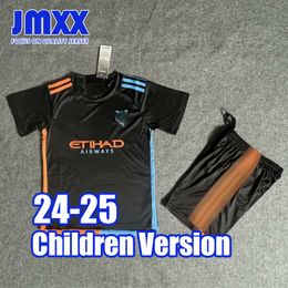 JMXX 24-25 New York City Child Soccer Jerseys Kit Kid Uniforms Jersey Football Shirt 2024 2025 Top and Short Children Version