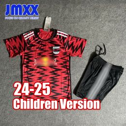 JMXX 24-25 New York RB Child Soccer Jerseys Kit Kid Uniforms Jersey Football Shirt 2024 2025 Top and Short Children Version