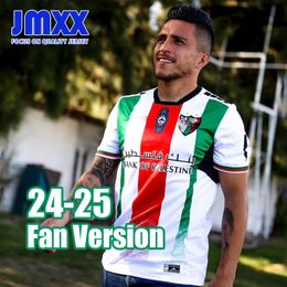 JMXX 24-25 Palestino Soccer Jerseys Home Away Troisième uniformes spéciaux pour hommes Jersey Man Football Shirt 2024 2025 Fan Version S-4XL